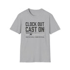 Clock Out Cast On