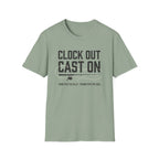 Clock Out Cast On