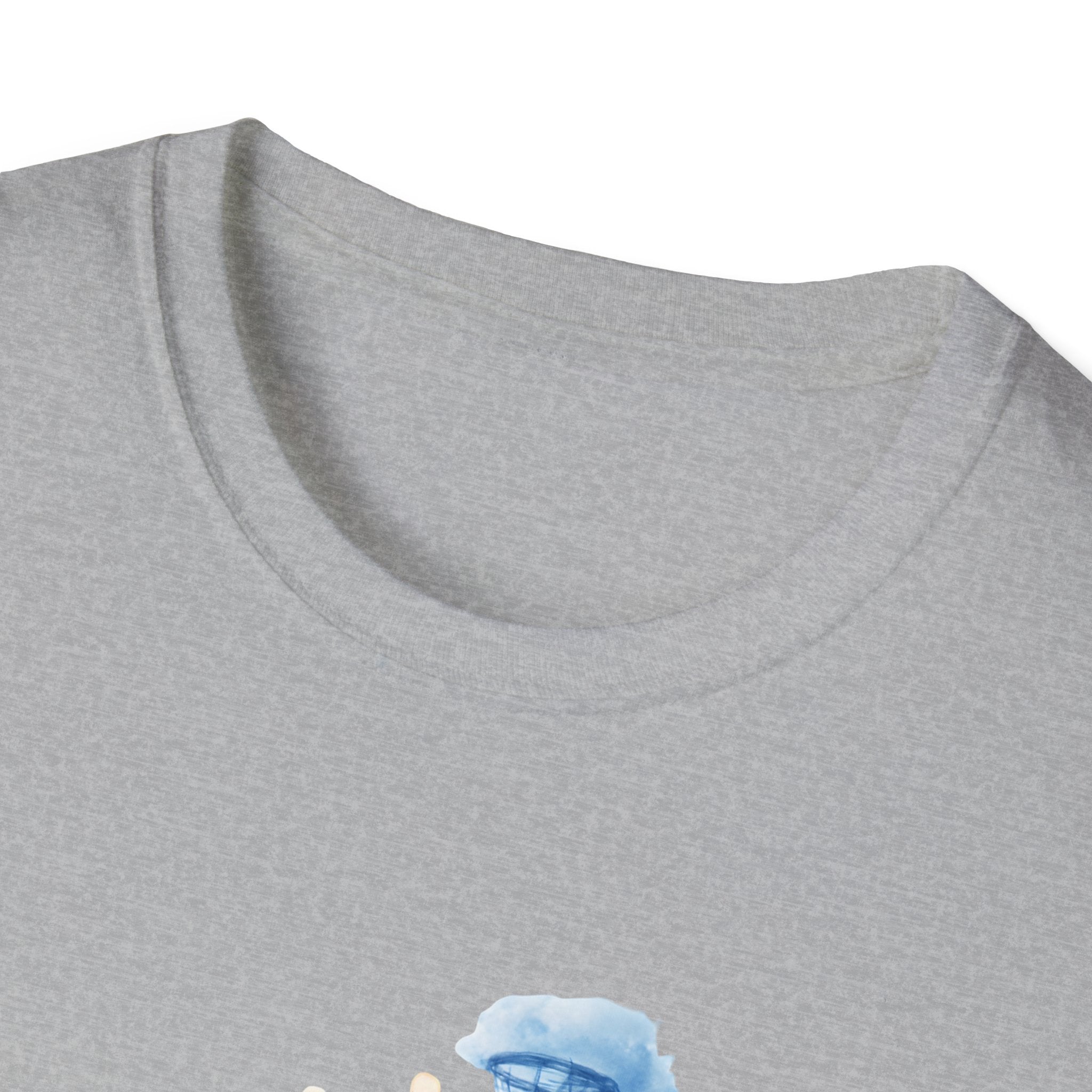 Watercolor basketball scene T-Shirt