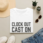 Clock Out Cast On