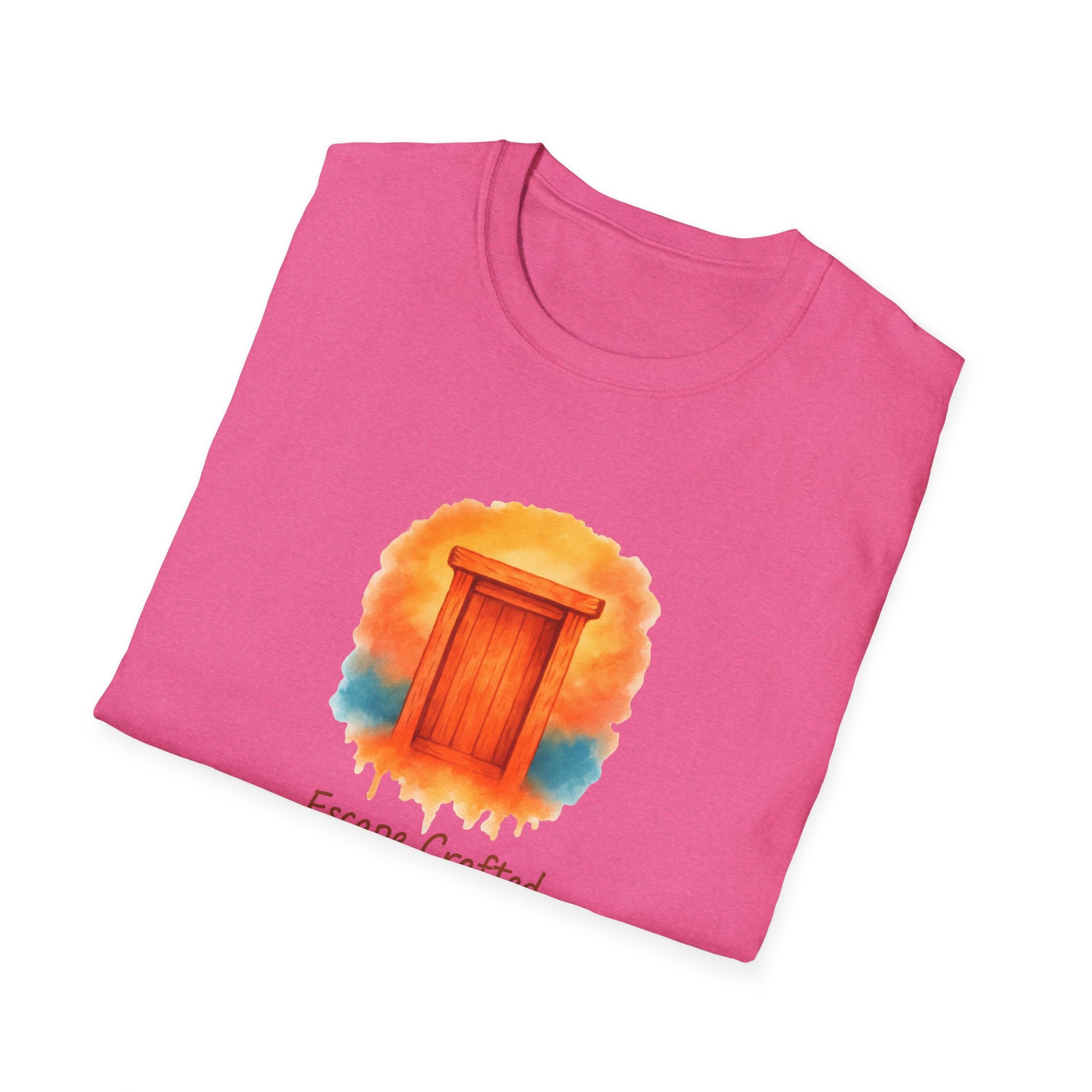 Wooden Door Illustration T-Shirt