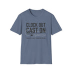 Clock Out Cast On