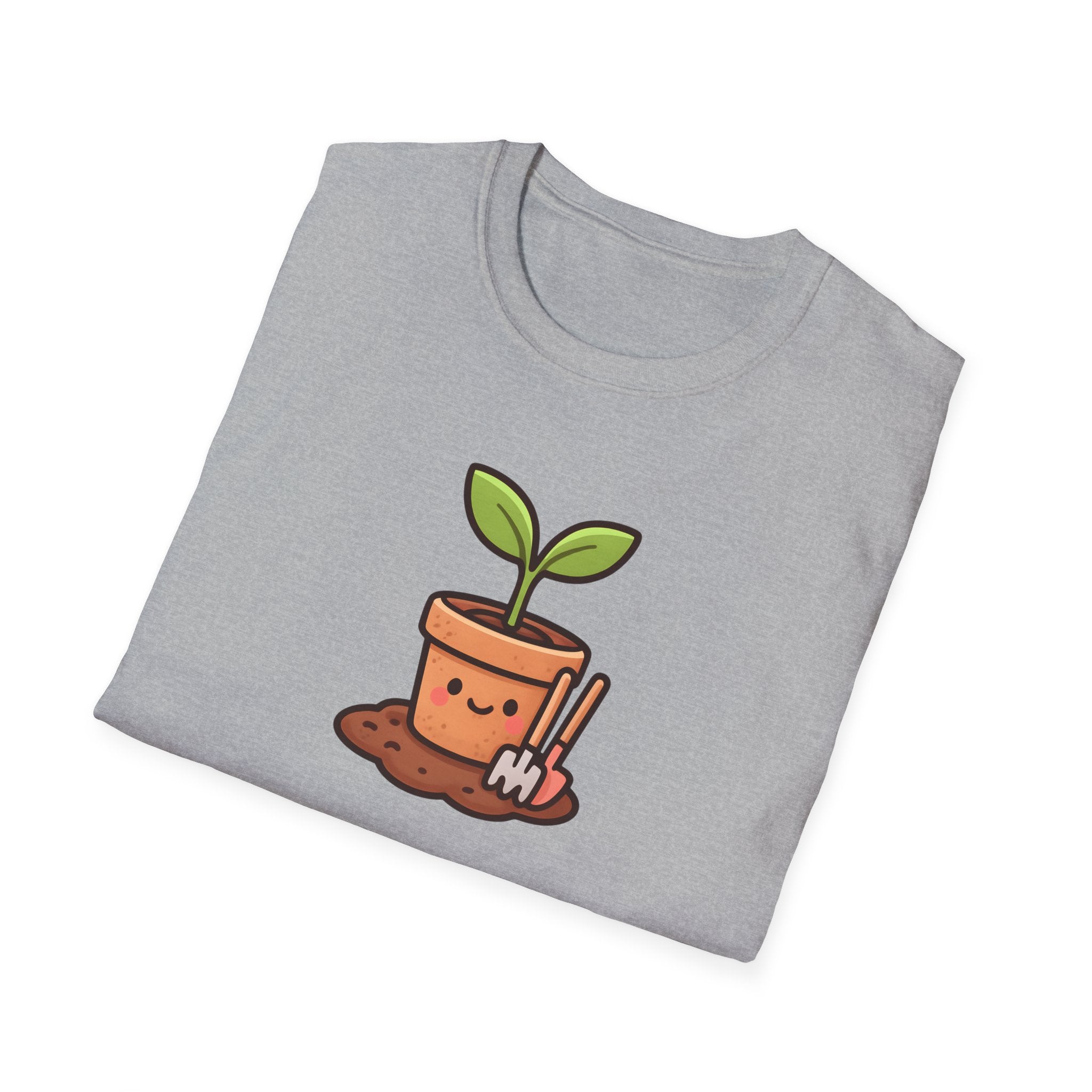Smiling Plant in Pot T-Shirt