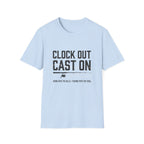 Clock Out Cast On