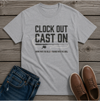 Clock Out Cast On